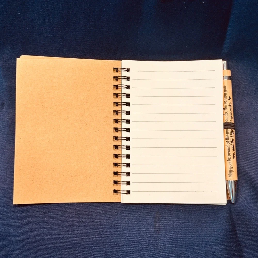 Teacher/Employee Gift Set Tumbler Notebook Pen Pouch Clear Tote